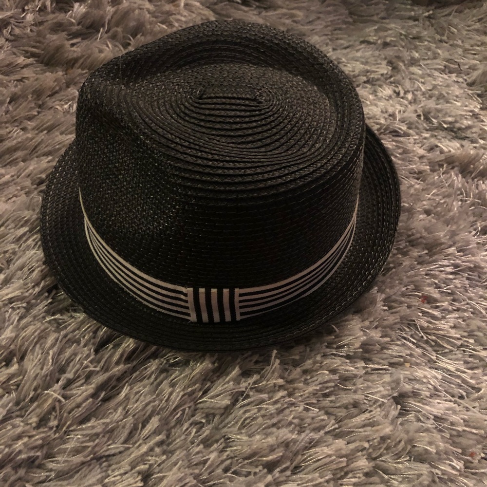 Black Straw Fedora